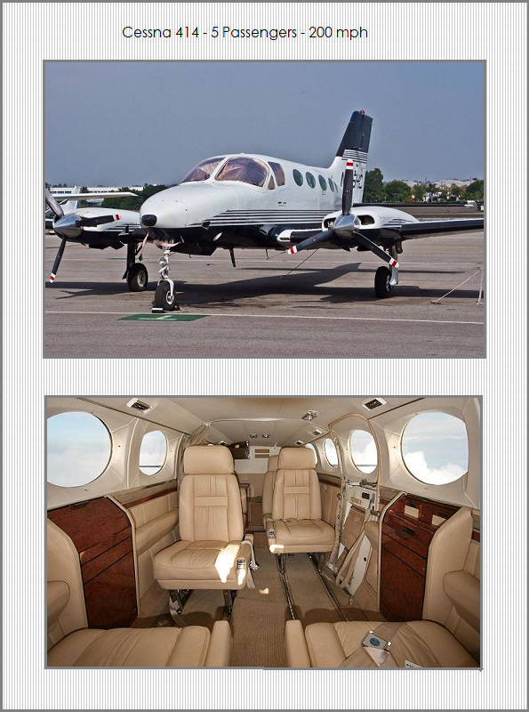 Jet Charters - Cessna 414