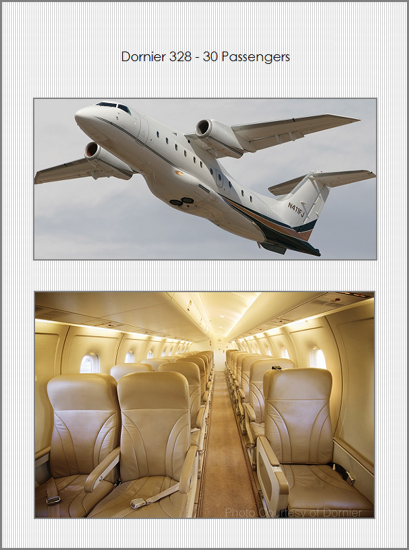 Jet Charters Planes - Fairchlid Dornier 328